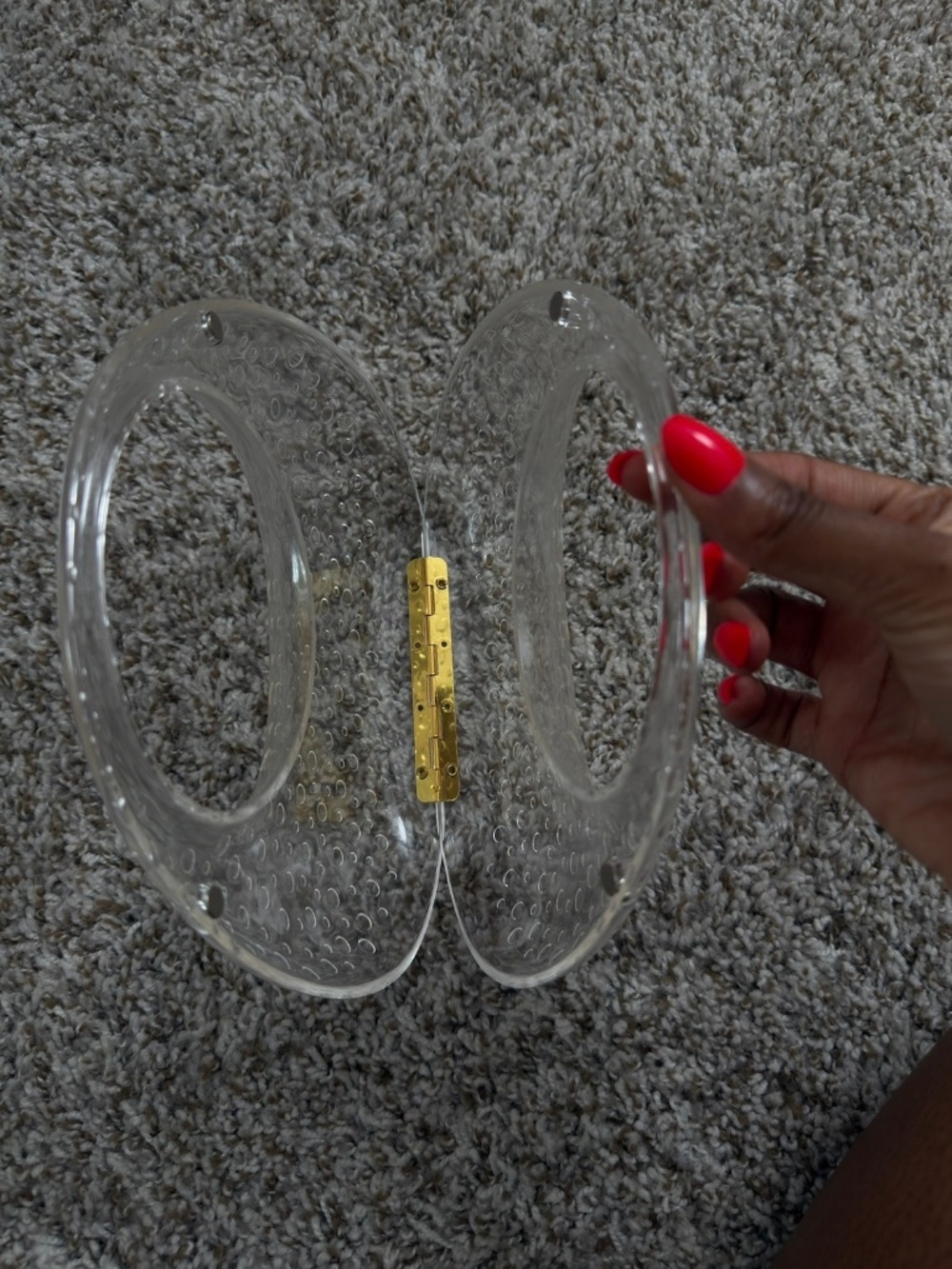 Acrylic Round Purse - Picture 2 of 3